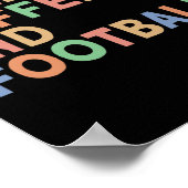 Weekends Koffie En Voetbal Poster (Hoek)