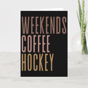 Weekends Koffie Hockey  Kaart