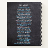 Weekends, koffie, kranen en honden notitieboek (Achterkant)