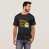 Weekends Koffie Pottery Clay Artist Ceramic Graph T-shirt (Voorkant volledig)
