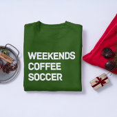 Weekends Koffie & Voetbal Comfort Kleuren T-shirt