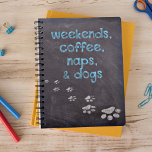 Weekends Koffiekranen en honden - Hondenliefhebber Planner<br><div class="desc">Weekends,  koffie,  kranen en honden Dog Wisdom Quotes - Inspirerend Planner</div>