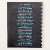 Weekends Koffiekranen en honden - Hondenliefhebber Planner (Achterkant)