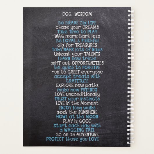 Weekends Koffiekranen en honden - Hondenliefhebber Planner (Achterkant)