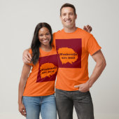 Weekends zijn het beste motief op paarse t-shirt (Unisex)