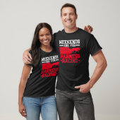 Weekends zijn voor Harness Racing Paard Racing Har T-shirt (Unisex)