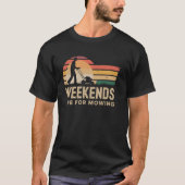 Weekends zijn voor het maaien van grappige gazon m t-shirt (Voorkant)