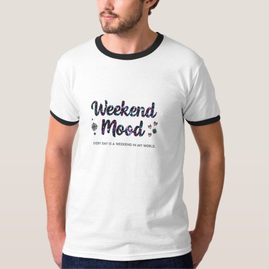 Weekendstemming – Fly Free Ringertop T-shirt (Voorkant)