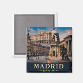 🧲 Weekendtrip Madrid Herinnering Uit Spanje 🌞 Magneet (Voorkant / Achterkant)