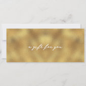 Weekenduitstap Cadeaoreis Reizen Gouden Coupon Kaart (Achterkant)