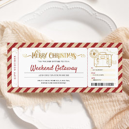 Weekenduitstap Kerstcadeaukaart Kaart