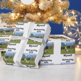 Weekenduitstap Terugtrekken in mezelf Feest Cadeaupapier