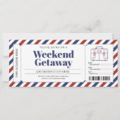 Weekenduitstap Vakantie Reis Cadeaubon Kaart (Voorkant)