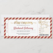 Weekenduitstapje Kerstcadeaubon Kaart (Voorkant)