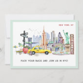 Weekenduitstapje NYC | Cadeaureis Ticketvoucher Kaart (Voorkant)