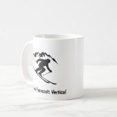 "Weekendverwachting: Verticaal" Koffiemok (Voorkant links)