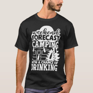 Weekendvoorspelde campagne met de mogelijkheid van t-shirt