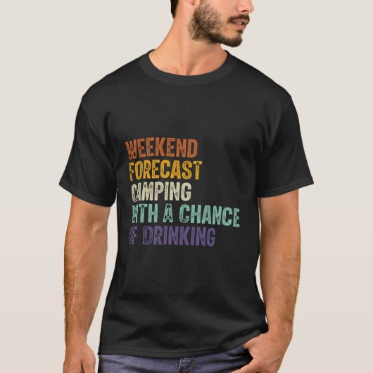 Weekendvoorspelde campagne met de mogelijkheid van t-shirt (Voorkant)