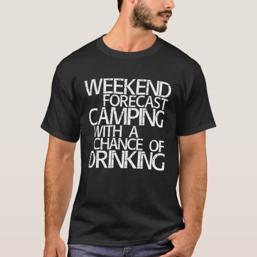 Weekendvoorspelde campagne met de mogelijkheid van t-shirt (Voorkant)