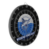 Weekendvoorspelling 100% Kans Dartbord (Voorkant Links)