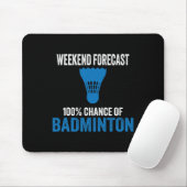 Weekendvoorspelling 100% kans op badminton Funny M Muismat (Met muis)