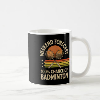 Weekendvoorspelling 100% Kans op Badminton Koffiemok