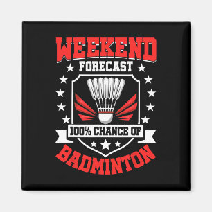 Weekendvoorspelling 100% kans op badminton - Shutt Magneet