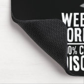 Weekendvoorspelling 100% Kans Op Discgolf Muismat (Hoek)
