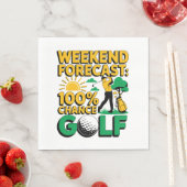 Weekendvoorspelling 100% kans op golf servet (Insitu)