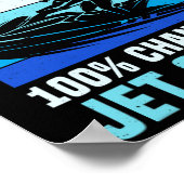 Weekendvoorspelling 100% Kans op Jetskiën Grappig Poster (Hoek)