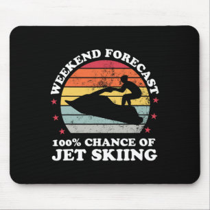 Weekendvoorspelling 100% Kans op Jetskiën Jetski Muismat