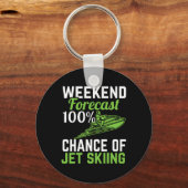 Weekendvoorspelling 100% Kans op Jetskiën Sleutelhanger (Voorkant)