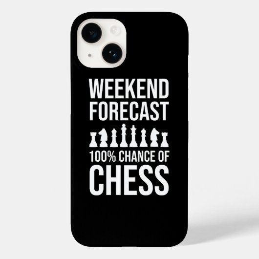 Weekendvoorspelling - 100% Kans op Schaken Case-Mate iPhone Case (Achterkant)