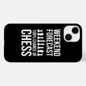 Weekendvoorspelling - 100% Kans op Schaken Case-Mate iPhone Case (Achterkant (horizontaal))