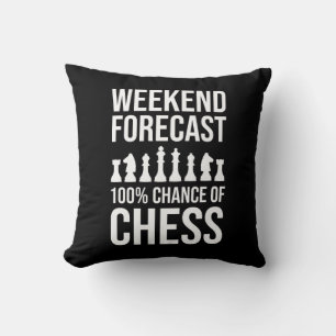 Weekendvoorspelling - 100% Kans op Schaken Kussen