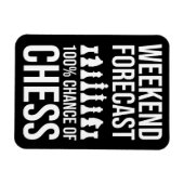 Weekendvoorspelling - 100% Kans op Schaken Magneet (Horizontaal)