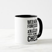 Weekendvoorspelling - 100% Kans op Schaken Mok (Voorkant rechts)
