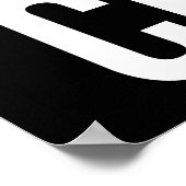 Weekendvoorspelling - 100% Kans op Schaken Poster (Hoek)