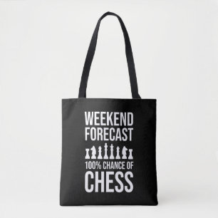 Weekendvoorspelling - 100% Kans op Schaken Tote Bag