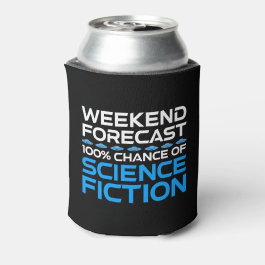 Weekendvoorspelling - 100% kans op sciencefiction blikjeskoeler (Blikje Achterkant)