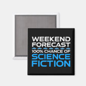 Weekendvoorspelling - 100% kans op sciencefiction magneet (Voorkant / Achterkant)