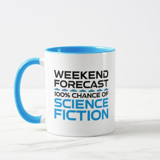 Weekendvoorspelling - 100% kans op sciencefiction mok (Links)