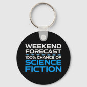 Weekendvoorspelling - 100% kans op sciencefiction sleutelhanger (Achterkant)
