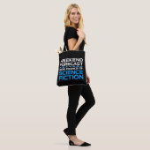 Weekendvoorspelling - 100% kans op sciencefiction tote bag (Op model)