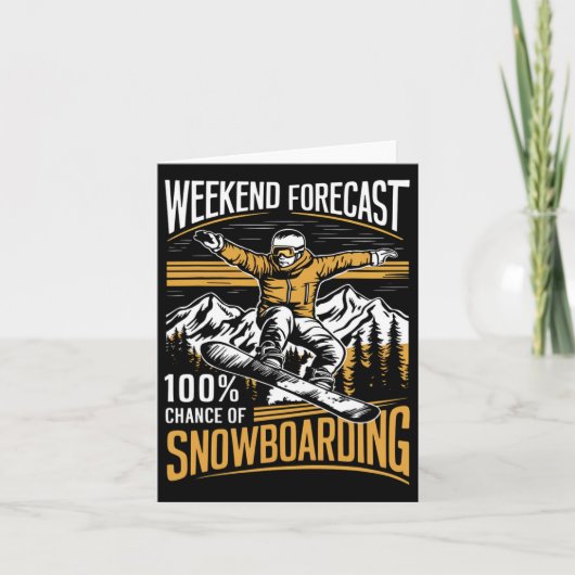 Weekendvoorspelling 100% kans op snowboarden - SNO Kaart (Voorkant)