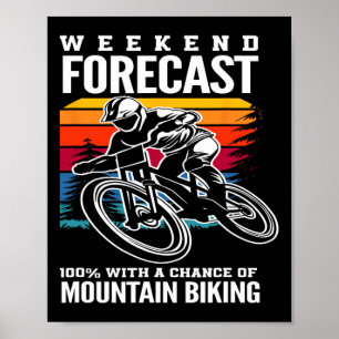 Weekendvoorspelling 100 procent kans op berg Bi Poster