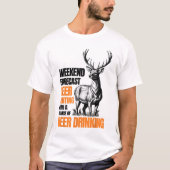 Weekendvoorspelling: Antlers, Ammo & Ales T-shirt (Voorkant)