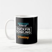Weekendvoorspelling Duckpin Bowling Koffiemok (Links)