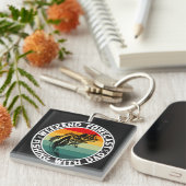 Weekendvoorspelling Gevist met papa Sleutelhanger (Voorkant Rechts)