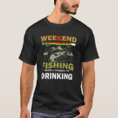 Weekendvoorspelling Gevist T-shirt (Voorkant)